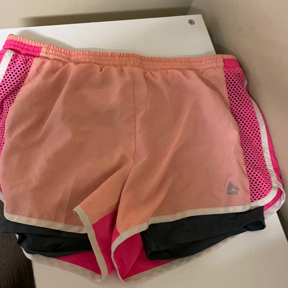 RBX running shorts with spandex